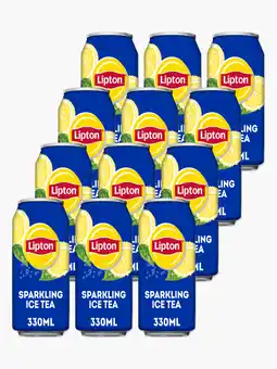 Flink Lipton Ice Tea Spark 33cl 12x aanbieding