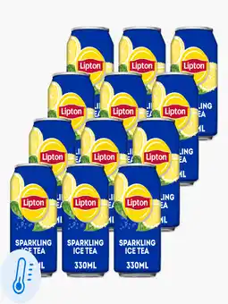 Flink Lipton Ice Tea Spark 33cl 12x aanbieding