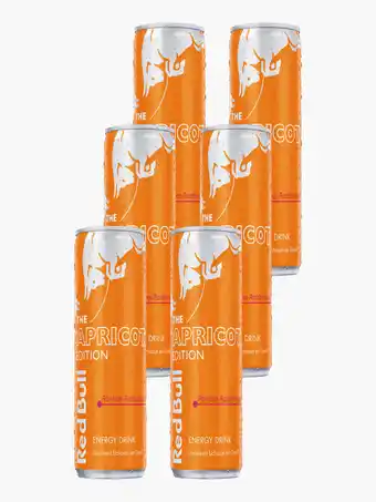 Flink Red Bull Energy Drink Abrikoos-Aardbei 25cl 6x aanbieding