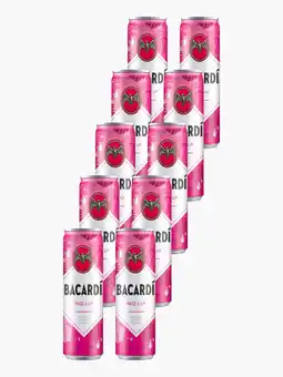 Flink Bacardi Razz & Up 25cl 10x aanbieding