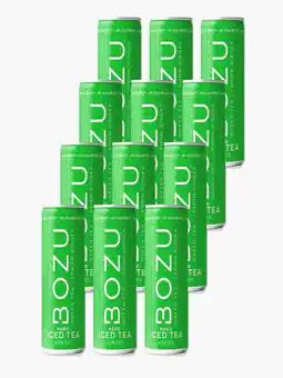 Flink Bozu Hard Iced Tea Green 4,5% 25cl 12x aanbieding