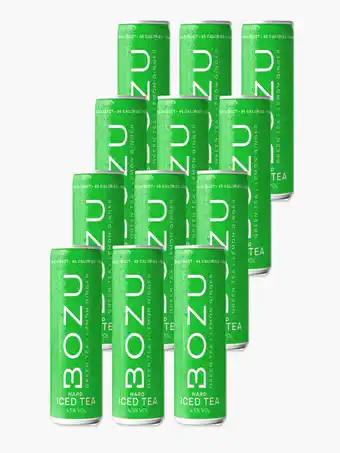 Flink Bozu Hard Iced Tea Green 4,5% 25cl 12x aanbieding