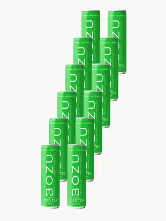 Flink Bozu Hard Iced Tea Green 4,5% 25cl 12x aanbieding