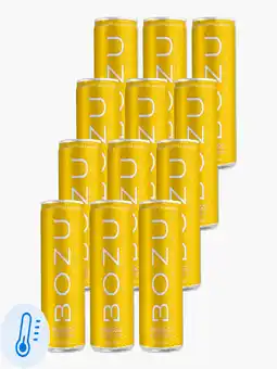 Flink Bozu Hard Iced Tea Mango 4.5% 25cl 12x aanbieding