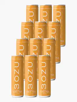 Flink Bozu Hard Iced Tea Peach 4,5% 25cl 12x aanbieding
