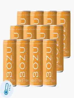 Flink Bozu Hard Iced Tea Peach 4,5% 25cl 12x aanbieding