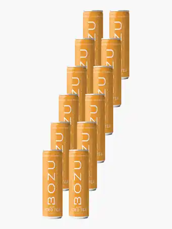 Flink Bozu Hard Iced Tea Peach 4,5% 25cl 12x aanbieding