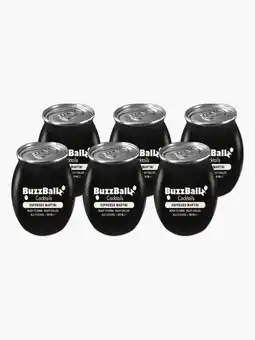 Flink BuzzBallz Espresso Martini 13.5% 20cl 6x aanbieding