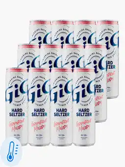 Flink GiG Hard Seltzer Grapefruit Melody 33cl 12x aanbieding