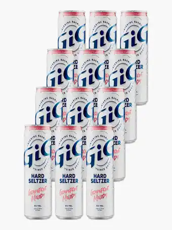 Flink GiG Hard Seltzer Grapefruit Melody 33cl 12x aanbieding