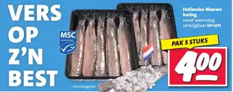 Nettorama Hollandse Nieuwe haring aanbieding