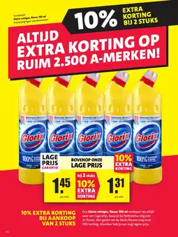 Nettorama Glorix reiniger aanbieding