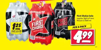 Nettorama First Choice Cola aanbieding