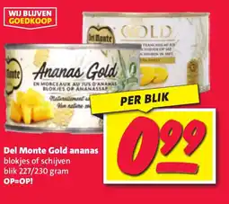 Nettorama Del Monte Gold ananas aanbieding