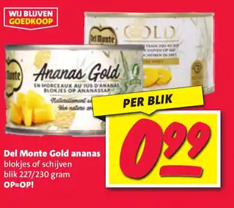 Nettorama Del Monte Gold ananas aanbieding