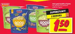 Nettorama Unox good noodles of pasta aanbieding