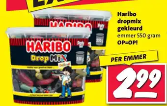 Nettorama Haribo dropmix gekleurd aanbieding