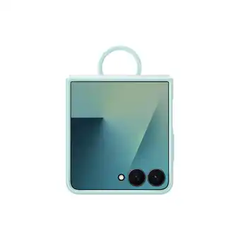 MediaMarkt Samsung Ring Silicone Telefoonhoesje Voor Samsung Galaxy Z Flip 7 Mint aanbieding