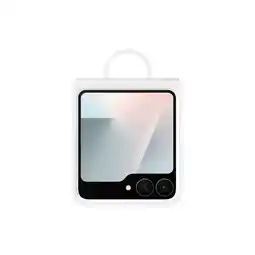 MediaMarkt Samsung Ring Silicone Telefoonhoesje Voor Samsung Galaxy Z Flip 7 Wit aanbieding