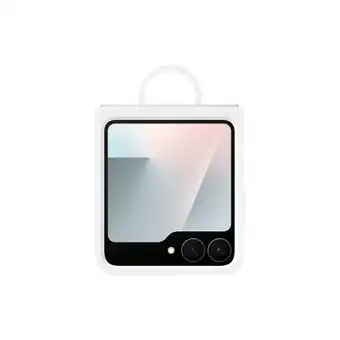 MediaMarkt Samsung Ring Silicone Telefoonhoesje Voor Samsung Galaxy Z Flip 7 Wit aanbieding