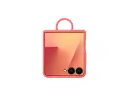 MediaMarkt Samsung Ring Silicone Telefoonhoesje Voor Samsung Galaxy Z Flip 7 Rood aanbieding