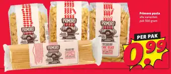 Nettorama Primoro pasta aanbieding