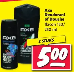 Nettorama Axe Deodorant of Douche aanbieding