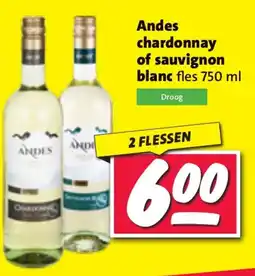 Nettorama Andes chardonnay of sauvignon blanc aanbieding