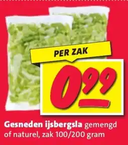 Nettorama Gesneden ijsbergsla aanbieding