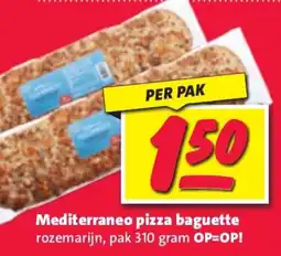 Nettorama Mediterraneo pizza baguette aanbieding