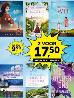 Boekenvoordeel ROMANS aanbieding