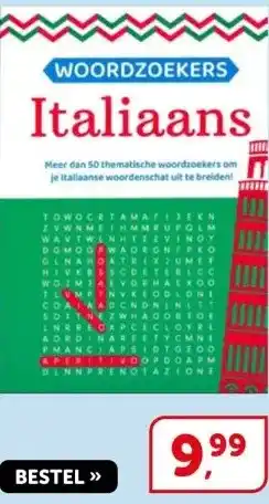 Boekenvoordeel WOORDZOEKERS Italiaans aanbieding