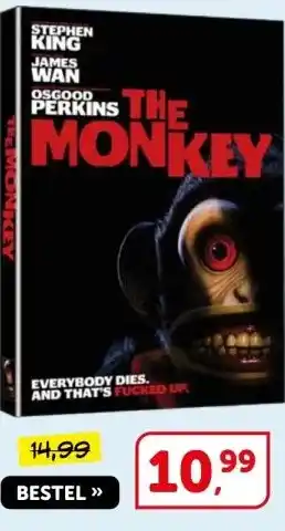 Boekenvoordeel The Monkey aanbieding