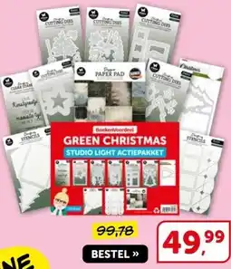 Boekenvoordeel GREEN CHRISTMAS STUDIO LIGHT ACTIEPAKKET aanbieding