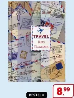 Boekenvoordeel TRAVEL REIS DAGBOEK aanbieding