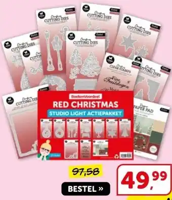 Boekenvoordeel RED CHRISTMAS STUDIO LIGHT ACTIEPAKKET aanbieding