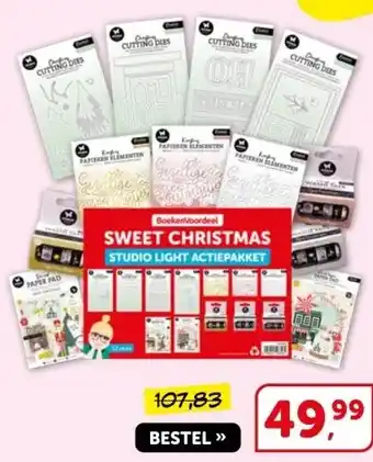 Boekenvoordeel SWEET CHRISTMAS STUDIO LIGHT ACTIEPAKKET aanbieding