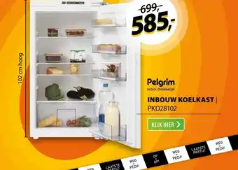 Expert Pelgrim INBOUW KOELKAST aanbieding