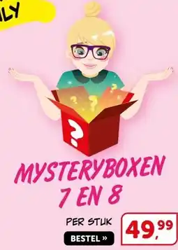 Boekenvoordeel MYSTERYBOXEN 7 EN 8 aanbieding