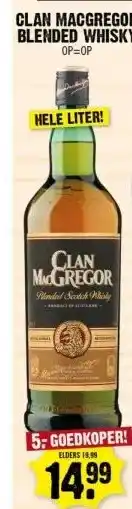 Dirk CLAN MACGREGOR BLENDED WHISKEY aanbieding