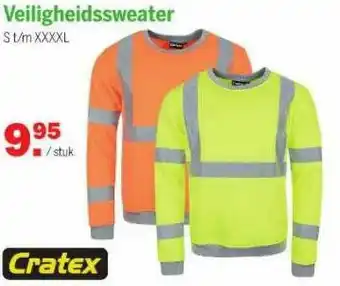 Van Cranenbroek Cratex Veiligheidssweater aanbieding