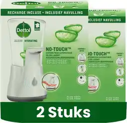 Bol.com Dettol - No-Touch - Automatische Zeepdispenser - Zilver incl Aloë Vera Navulling - 250 ml - 2 stuks aanbieding