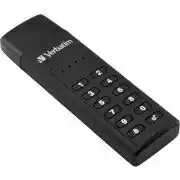 Conrad Verbatim Keypad Secure USB-stick 128 GB Zwart 49432 USB-C aanbieding