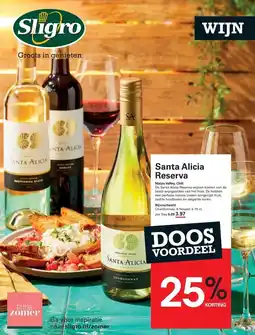 Sligro Santa Alicia Reserva aanbieding