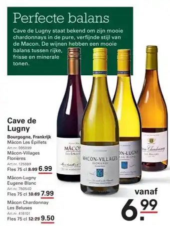 Sligro Cave de Lugny aanbieding