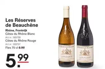 Sligro Les Réserves de Beauchêne aanbieding