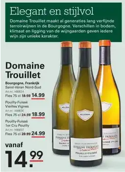 Sligro Domaine Trouillet aanbieding