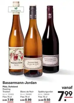 Sligro Bassermann-Jordan aanbieding