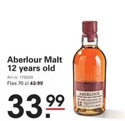 Sligro Aberlour Malt 12 years old aanbieding