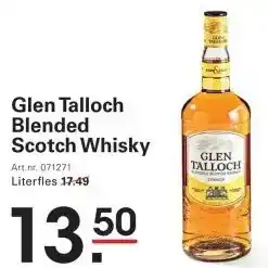 Sligro Glen Talloch Blended Scotch Whisky aanbieding